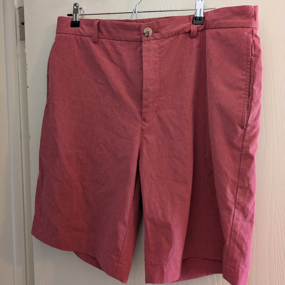 Tailorbyrd Men's Shorts Size 33 Red-Orange Moisture Wicking w MINOR imperfection